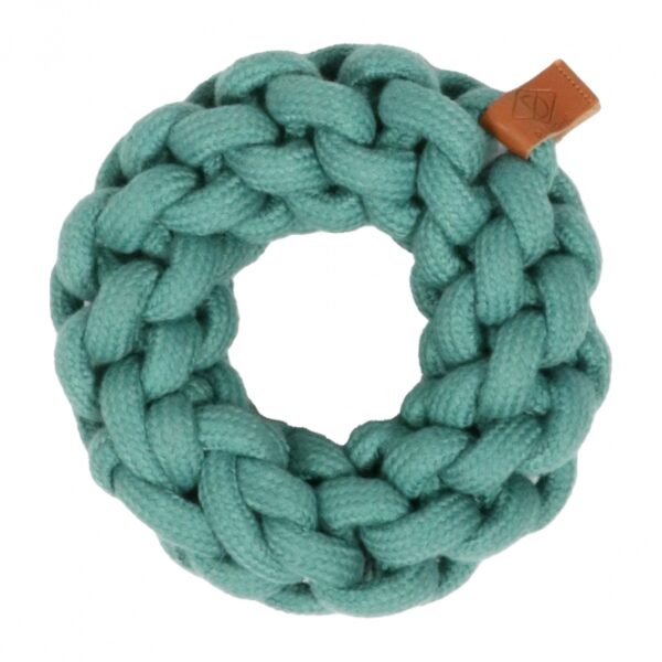 D&D Baumwollring Ben - blau - 13 x 13 x 4,5cm – Bild 4