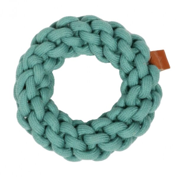 D&D Baumwollring Ben - blau - 19 x 19 x 5cm – Bild 3